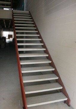escaleras de microcemento